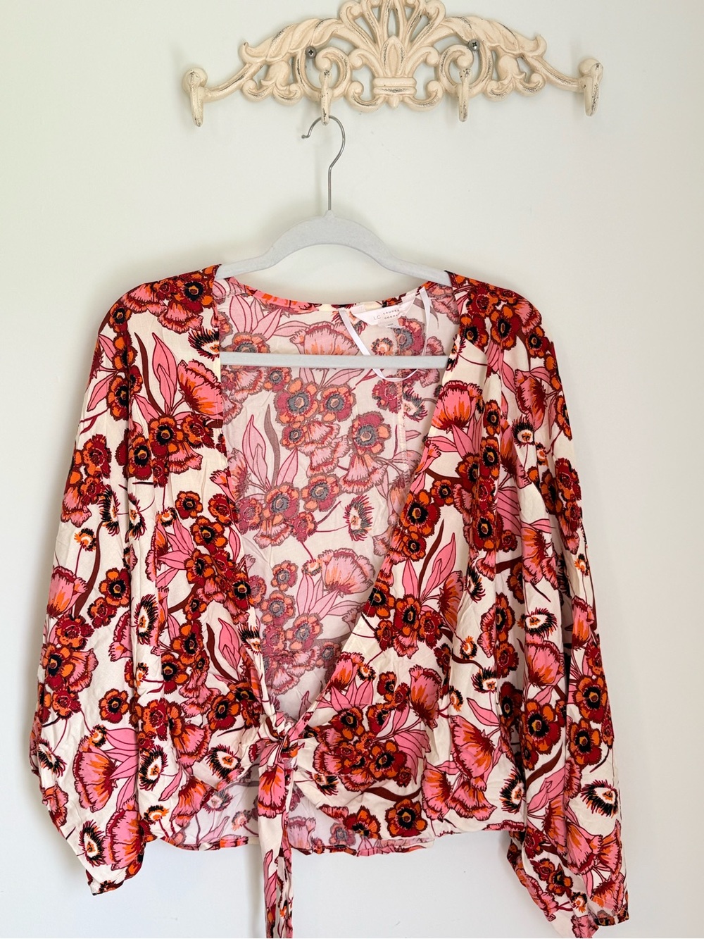 LC Lauren Conrad shades of pink blouse